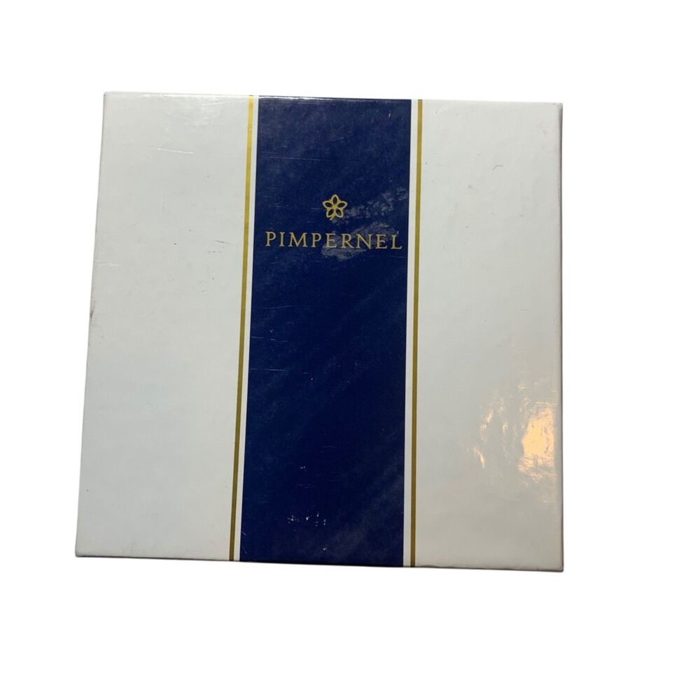 Pimpernel Vintage Magnolia Study Floral Cork Backed Set of 6 Coasters England